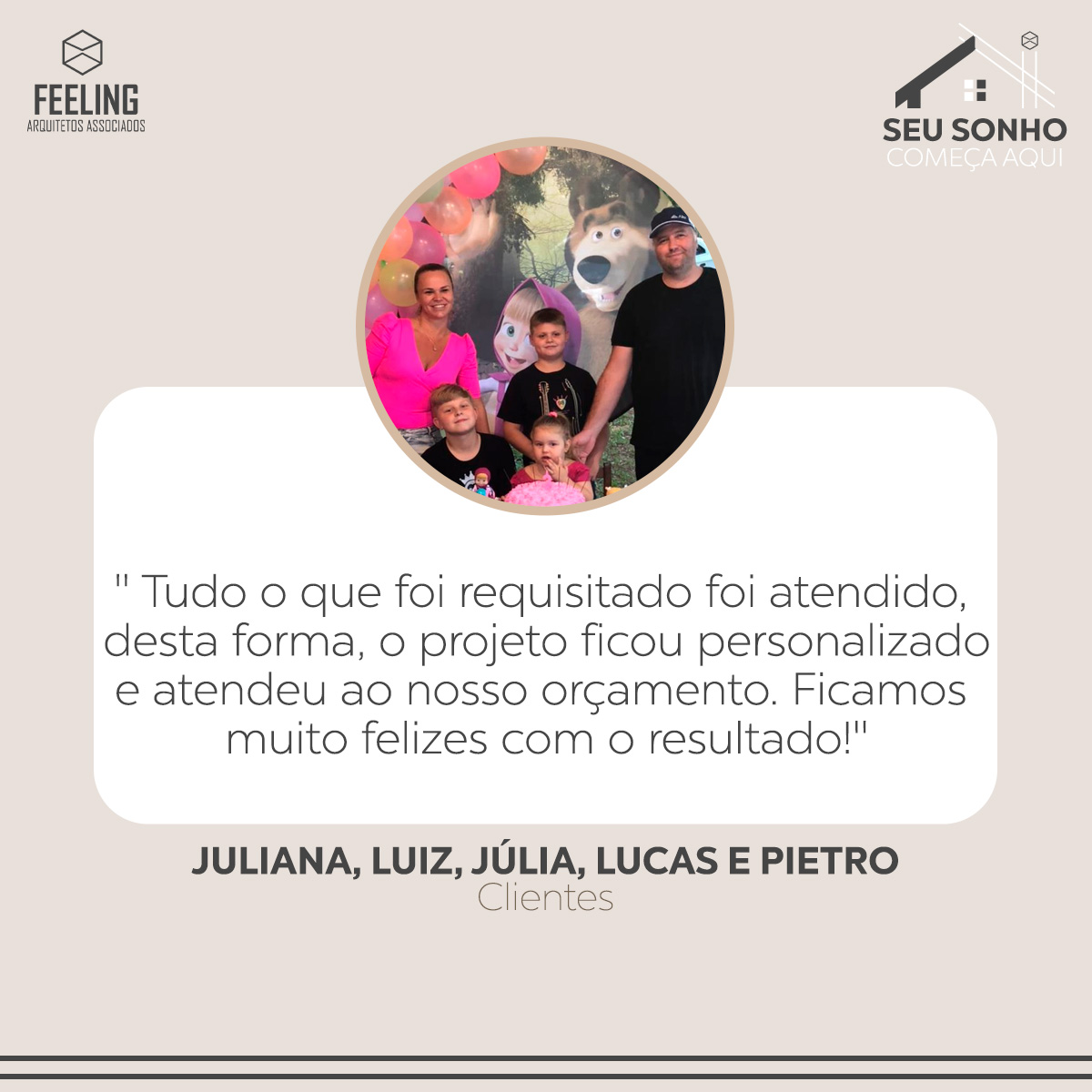 JULIANA, LUIZ, JÚLIA, LUCAS E PIETRO JULIANA, LUIZ, JÚLIA, LUCAS E PIETRO